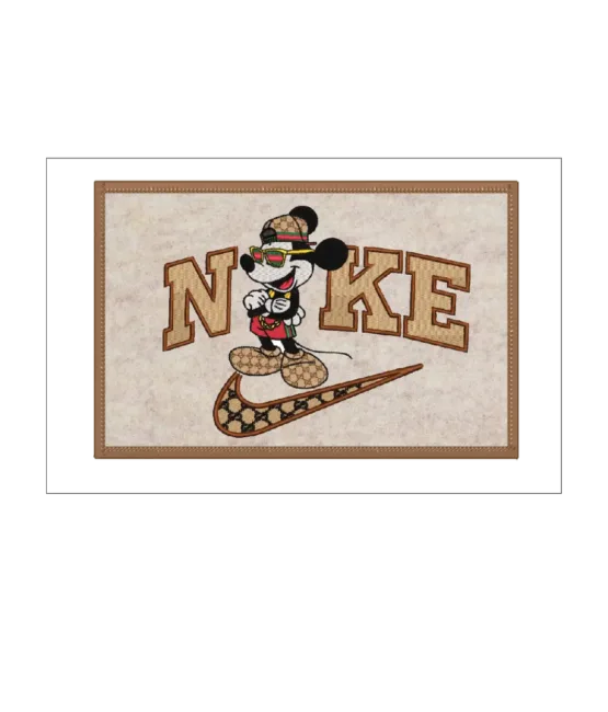 Mickey G iron on patches
