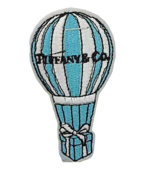 Tiff balloon iron on patches