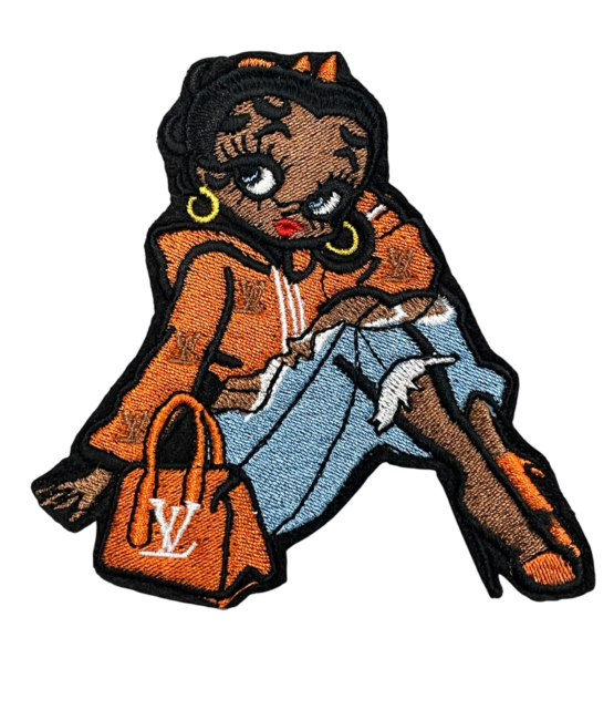 Hot betty iron on patches