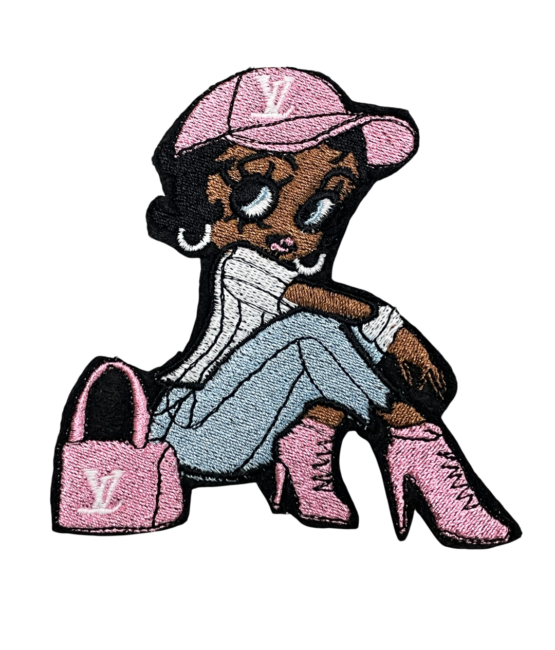 Hot betty iron on patches