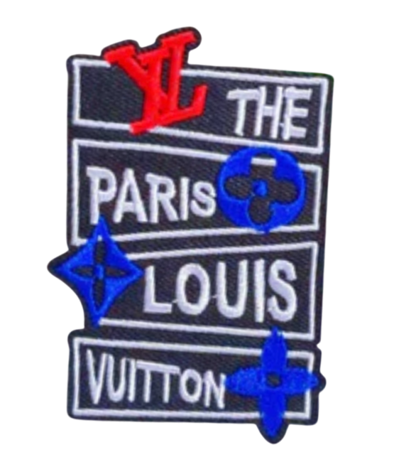 L paris iron on patches