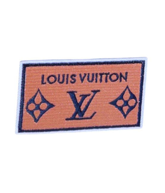 L iron on patches
