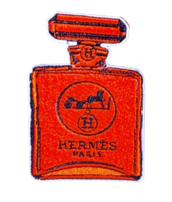 H bottle iron on patches