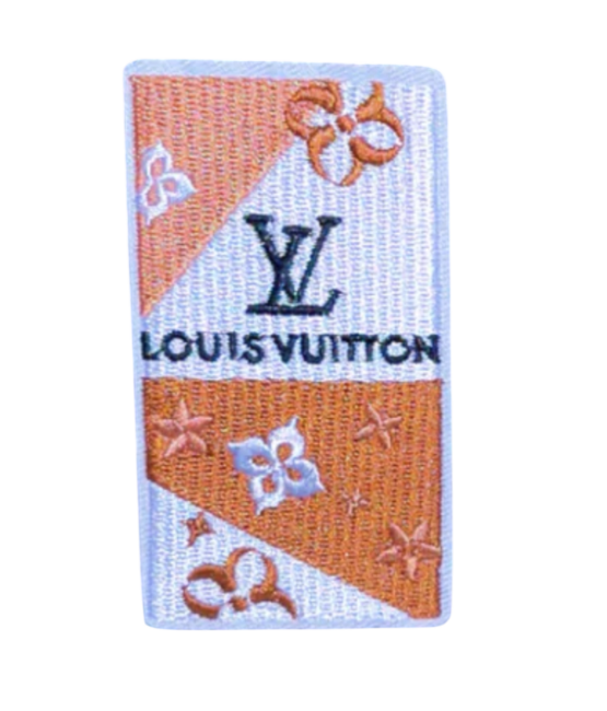 L iron on patches