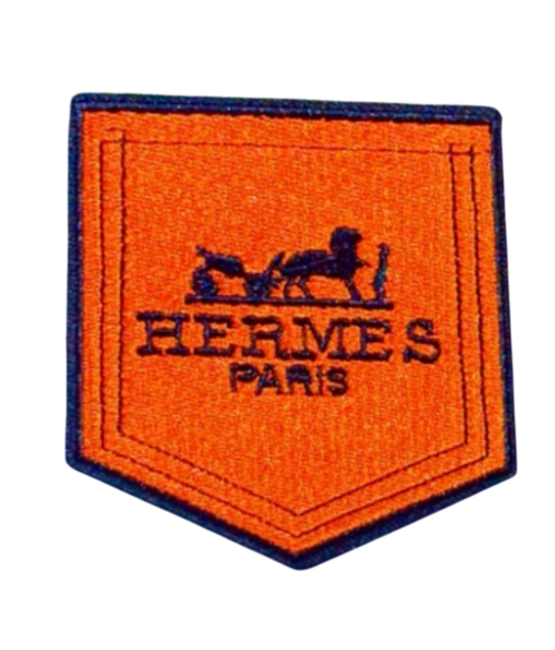 H pocket iron on patches