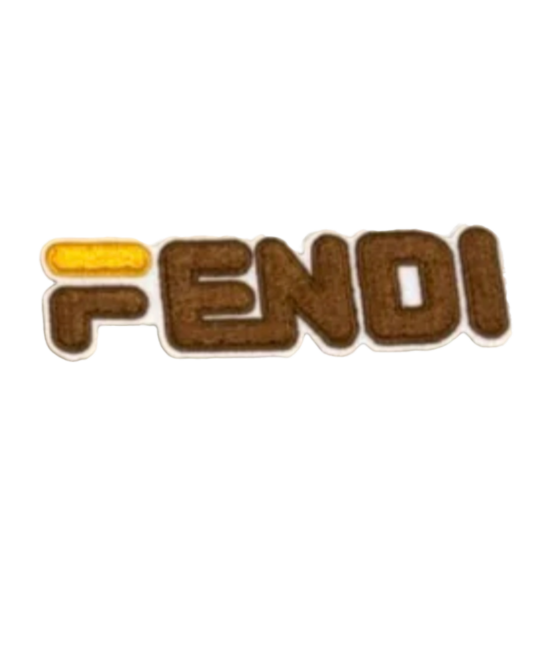F letter iron on patches