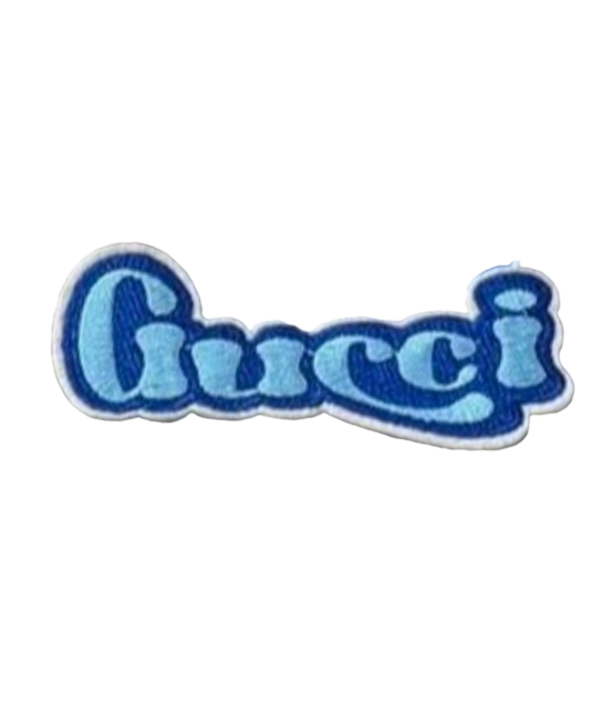 G letter iron on patches