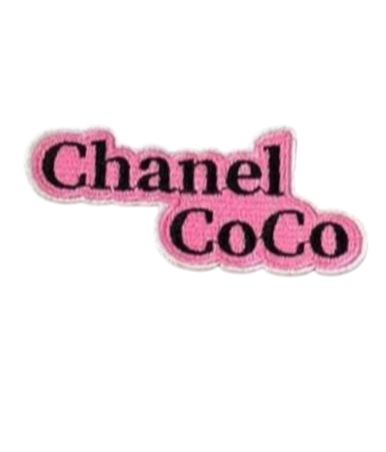Coco iron on patch