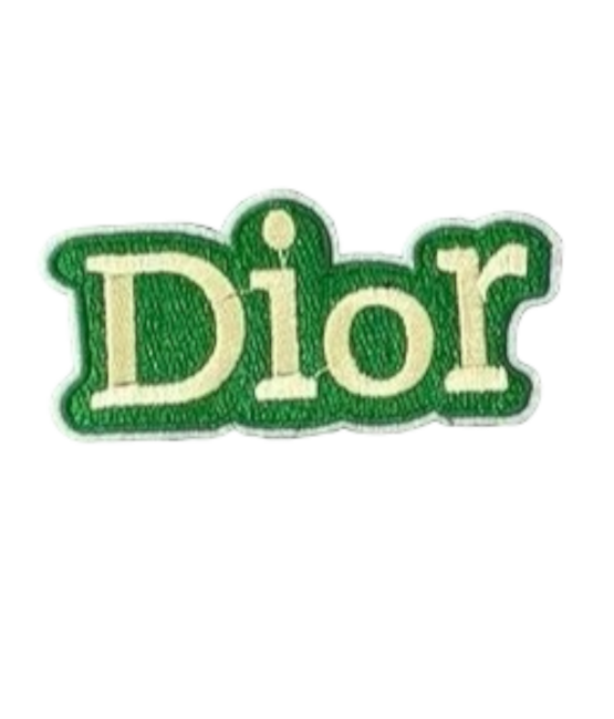 D letter iron on patches