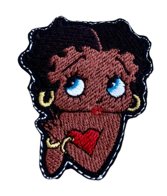 Afro Cute Betty Boop Patches