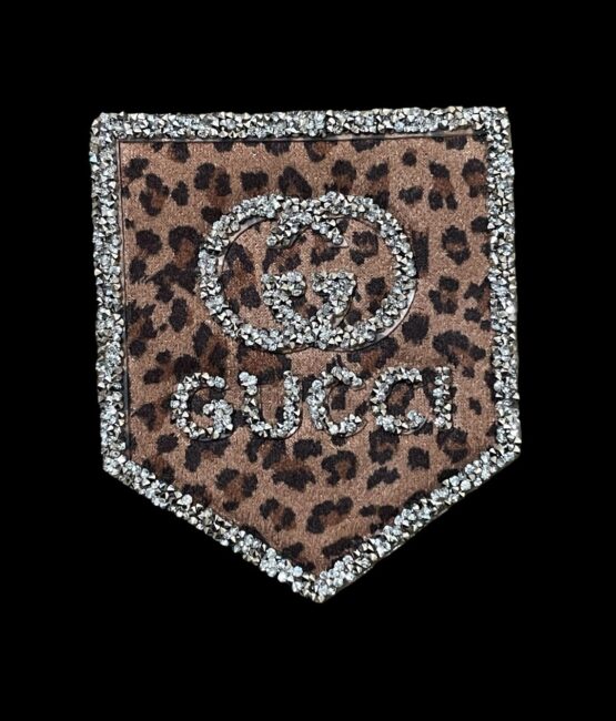 Cheetah G rhinestones patches