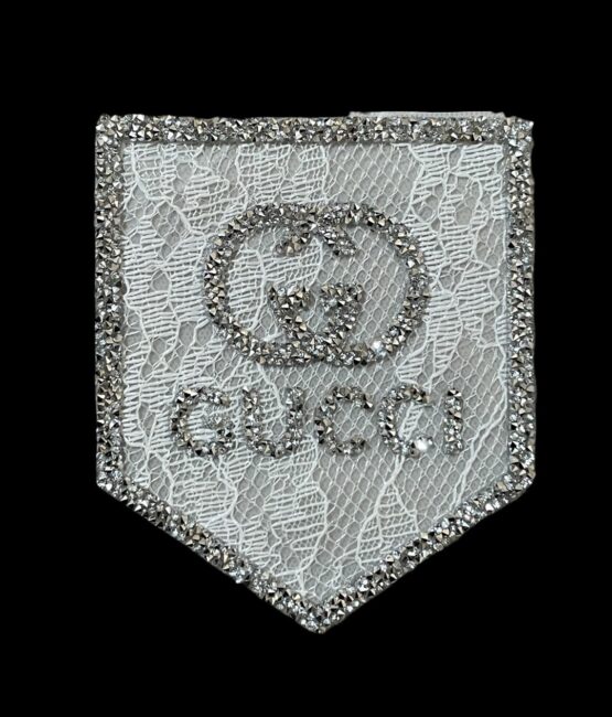 Lace G rhinestones patches