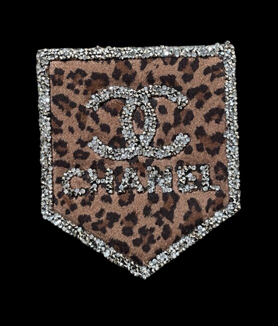Cheetah C rhinestones patches