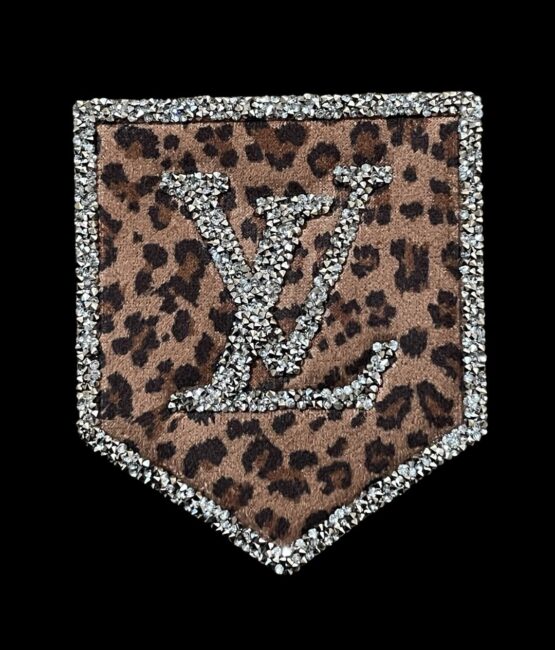Cheetah L rhinestone patches